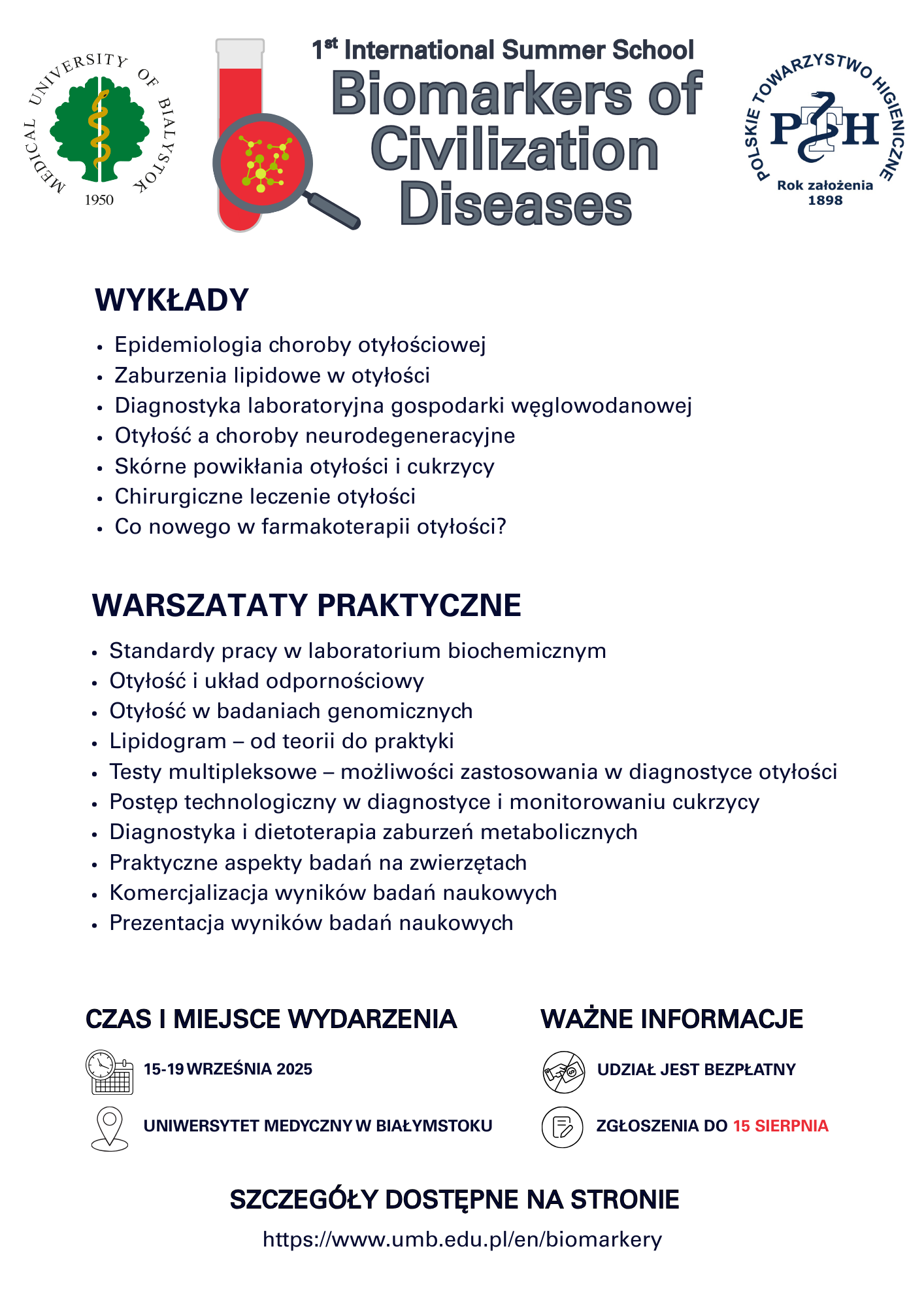 Ulotka szkoła letnia